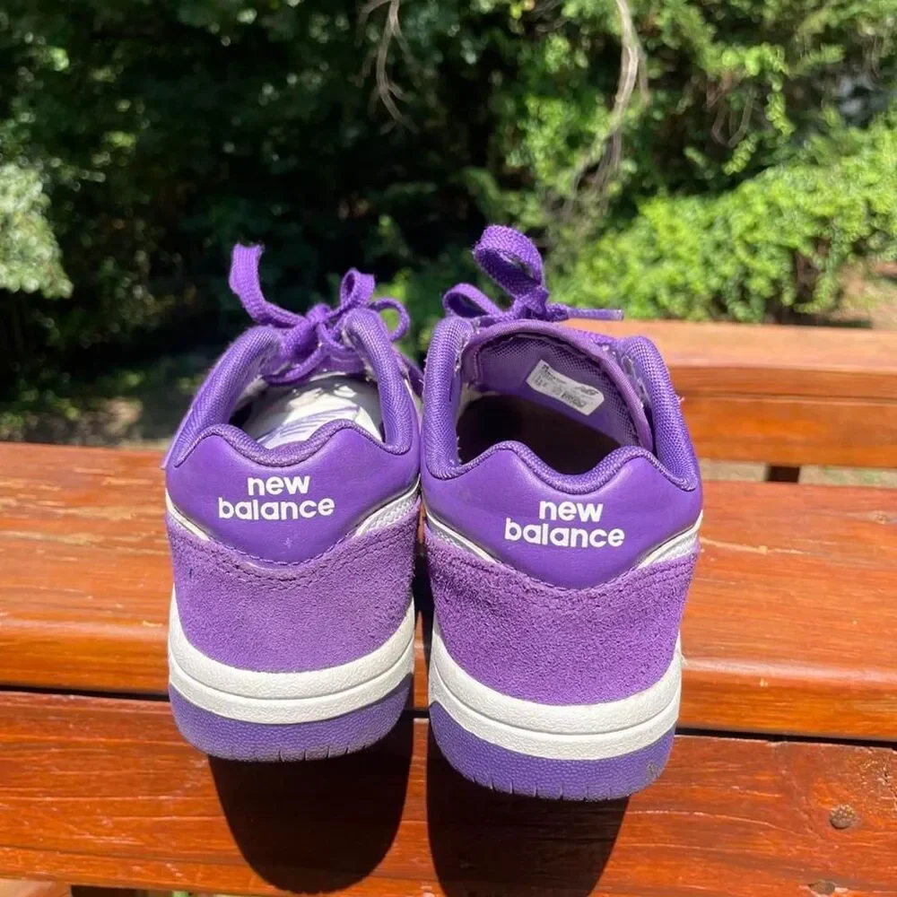 New Balance 480 Youth 1 Purple and White Unisex Running Sneakers